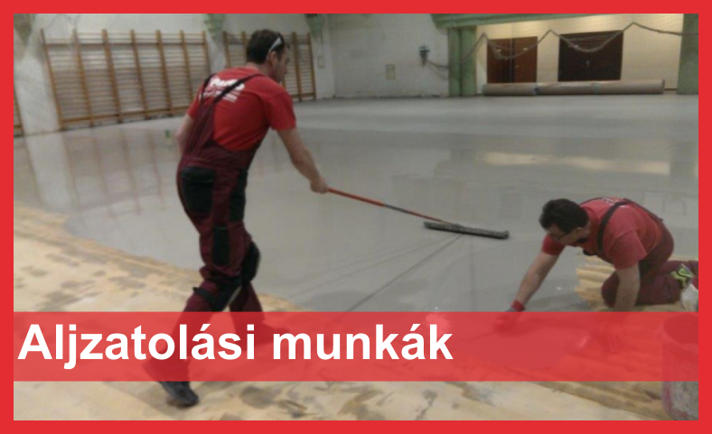 aljzatolási munkák